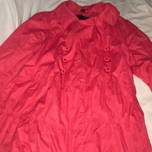Pinkish/coral windbreaker